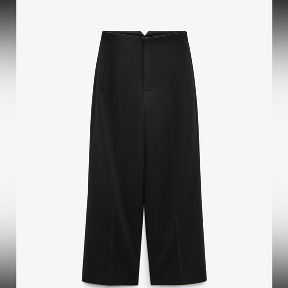 ZARA STRAIGHT FIT CULOTTES XL - Picture 1 of 9